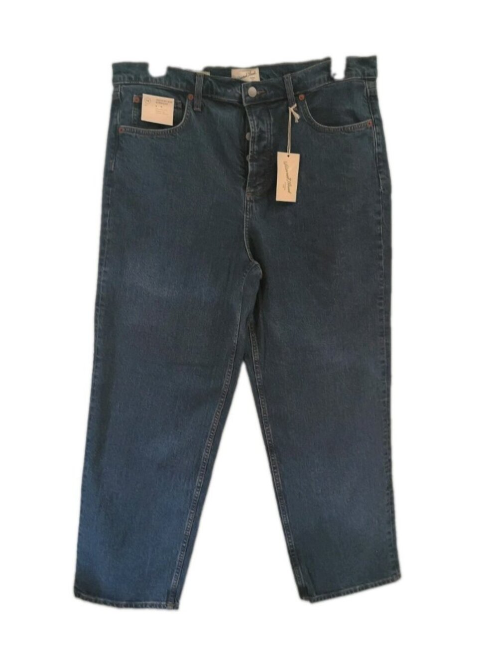 Universal Thread Highest Rise Straight Jeans Comfort Stretch Blue - 16  NWT